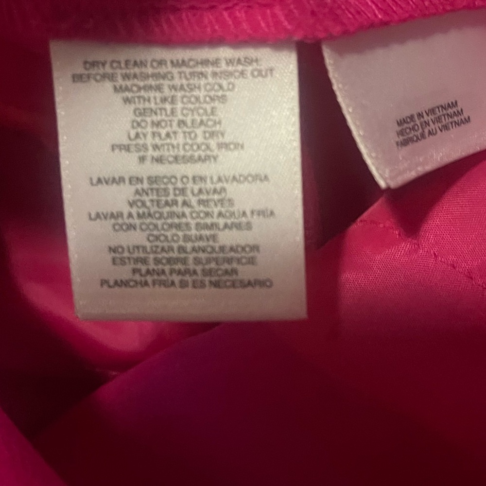 Anne Klein Vibrant Pink Women's Pants - Picture 5 of 7